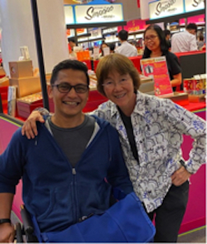 Constance Cheng and Sam Subian at Vivocity