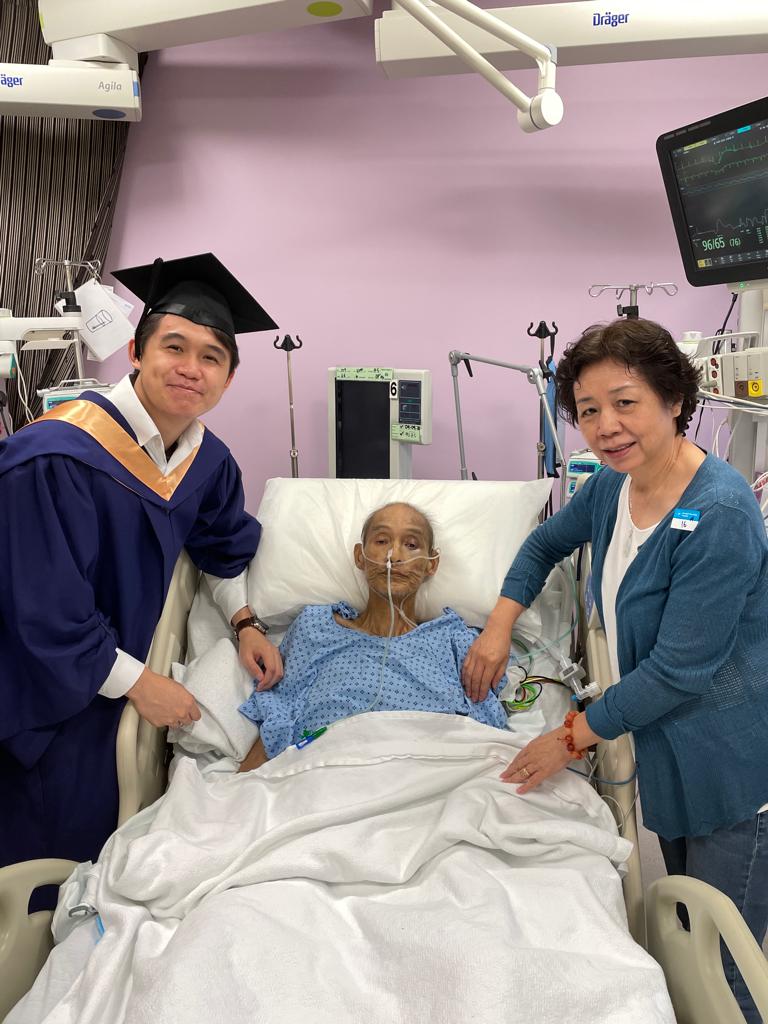 Fulfilling Mike's final wish to see his son's graduation