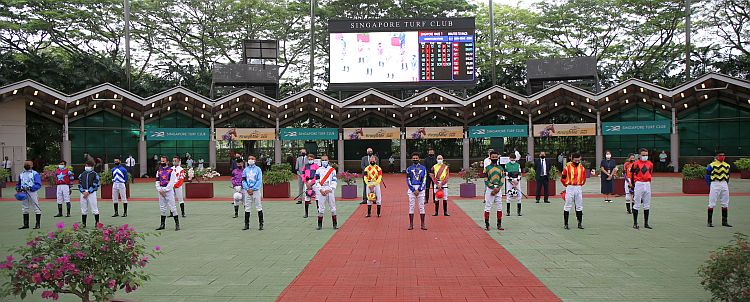 STC officials and jockeys
