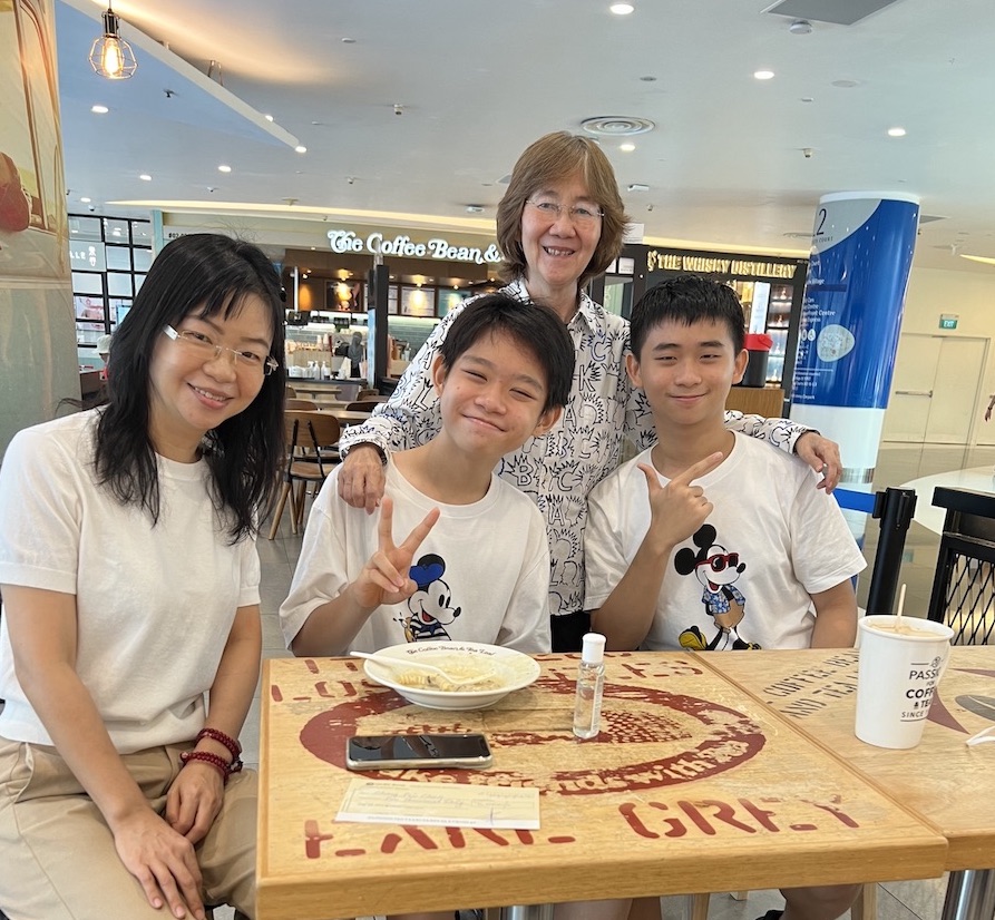 Constance Cheng with Cheng Ping Peng